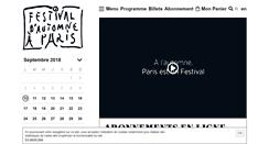 Desktop Screenshot of festival-automne.com